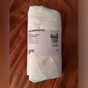100% Cotton Fitted Sheet, Queen, IKEA ‘Balsampoppel’